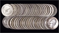 Washington Silver Quarters (40)