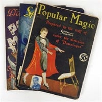 (3) Magic Magazines - Vintage