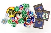 Railroad and Campaign Buttons