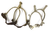 2 Pairs of Vintage Military Style Riding Spurs