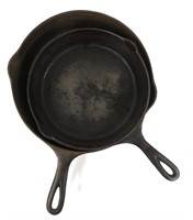 Griswold & Unmarked Cast Iron Pans