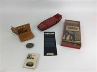 Handheld Merlin, Pet Rock & Mastermind Game