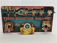 1966 Marx Vintage Tiger Shooting Gallery Game