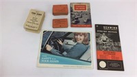 Vintage Car Manuals and Cards