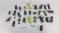 Vintage Cowboy, Army, and Other Miniatures