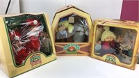 3 Cabbage Patch Kids Dolls in Original Boxes