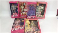6 Vintage Unopened Barbie & Ken Dolls