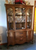 FRENCH STYLE GLASS CHINA CABINET