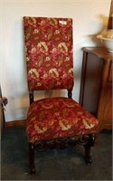 HIGH BACK FRENCH STYLE UPH CHAIR