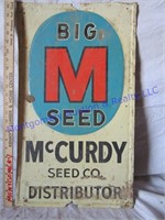MCCURDY SEED SIGN