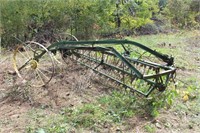 John Deere 3 Bar Rake on Steel