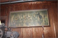 Large Framed New York City