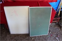 Lot 2 (1)Chalk Board, (1)White Board