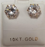 $250 10K  CZ Earrings