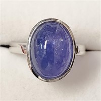 Silver Tanzanite(3ct) Ring