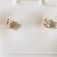$600 14K  Diamond(0.14ct) Earrings