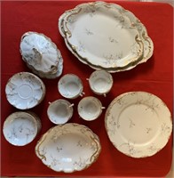 46 Piece set of Theodore Haviland French Limoges