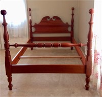 Campbellsville Cherry full size cannon ball bed