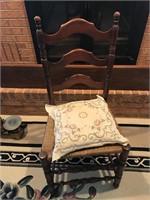 Cherry Ladder Back Dining Chair