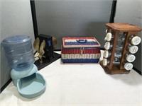 Herb Dispenser, Book Ends & Water Bowl for Animals