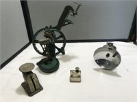 Vintage Apple Peeler, Mini Scale, Number Clicker &