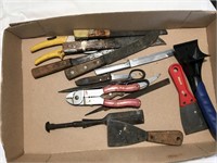 Knifes, Scrapers, Wire Cutters & More