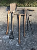 Selection of Yard Working Tools