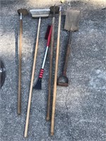 Selection of Yard Working Tools