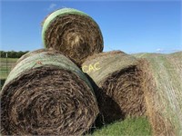 9 Round Bales of Hay