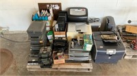 Skid of Electronics, Office Supplies, Radios,