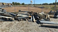 Pile of assorted Guardrail Uprights