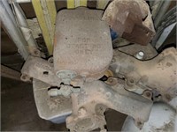 Case cast iron gas tank manifold
