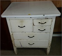 Enamel Top Cabinet