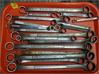 Tray Lot of Craftsman Box Wrenches