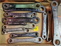 Tray Lot of Craftsman Ratchet Wrenches