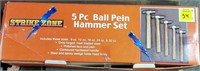 Strike Zone 5 Pc Ball Pein Hammer Set in Box