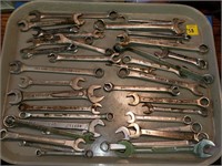 Tray Lot of Assorted Wrenches