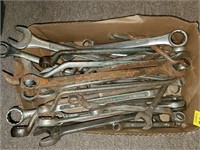 Box of Assorted Used Wrenches