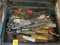 Lot of Assorted Used Wrenches, Screwdrivers,