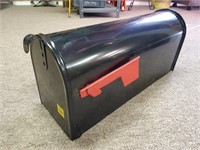 Black US Mailbox, made by Gilbraltar Industries