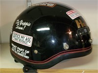 Motorcycle Helmet w/ Decals.