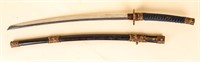 KAI-GUNTO Type Sword W/ Scabbard In Black