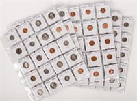 Coin 250 Assorted Lincoln Wheat Cents In AU/BU