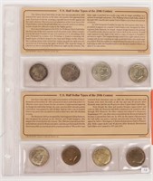 Coin U.S Half Dollars Of The 20th Century Set
