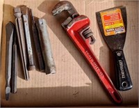 Putty Knife, Pipe Wrench & More