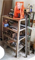 Metal Shelf/Stand , Steel Pipes, Cord Reel & More