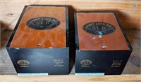 Two Wooden Cigar Boxes