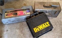 Metal Tool Bx & Two Empty Cases