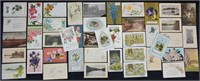 43 pcs. Antique Postcards