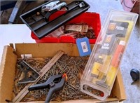Sm Tool Box, Gun Cleaning Kit, Clamps, Screws